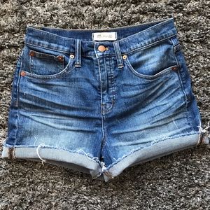 Madewell High Rise Denim Shorts 26